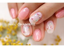 ネイル シャンブル(nail CHAMBRE)/フラワーリースが可愛い
