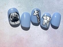 ゆびノさき/動物アート