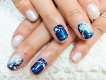 エムネイル(M Nail)/冬ネイル・雪