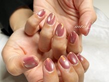 ネイルサロン イントゥ(into_)/ぷるマグ　ピンク　オーロラ