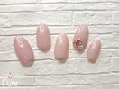 大人可愛い定額ネイル￥7800