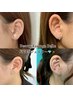 耳ツボジュエリー☆両耳10粒まで（マッサージ付き）