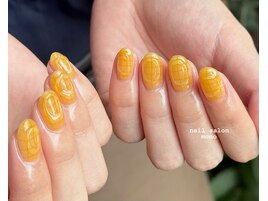色鉛筆ぷっくりネイル