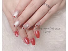 シェリエ(Cherie)/紅白ネイル×ハート