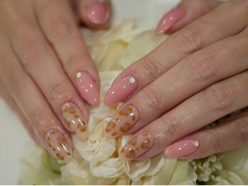 ふんわりカラーのアニマル柄