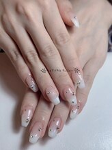 ラムネイル 恵比寿店(RAMU nail)/チップ長さ出しグラデーション