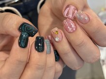 ミニョン 北堀江(mignon)/ピンク×グリーン