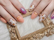 ミキネイルサロン(MiKi Nail Salon)/秋ネイル ヒョウ柄
