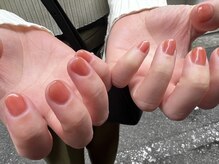 ネイルスミス 高松店(Nailsmith)/透け感テラコッタワンカラー 