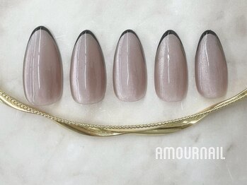 アムールネイル 新宿西口店(Amour Nail)/ぷるマグ×フレンチ