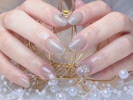 スキニーフレンチ×グレージュ