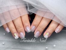 ツィンクルネイル(Twinkle Nail)/シンプルネイル/冬ネイル