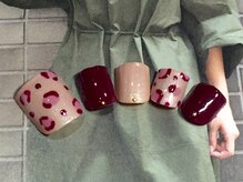 ネイルサロン リリオ(Nail Salon Ririo)/ヒョウ柄☆フットネイル