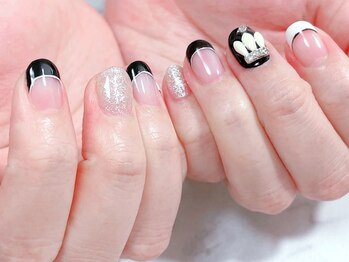 カノンネイル(canon.nail)/ブラックフレンチ