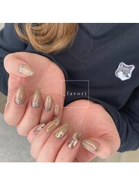 キラキララメ×ホイルアート
