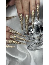 クロスネイル 渋谷店(CROSS nail)/ギラギラゴールド