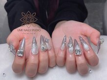 ウメネイルスタジオ(UME NAIL STUDIO)/長さだしやり放題×つけ放題
