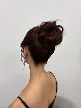 ミカヅキ 赤坂/高めカールアップヘアセット!