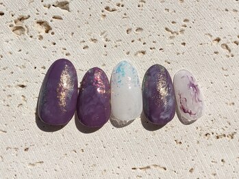 ネイルドッグ(NAIL DOG)/パープルネイル♪