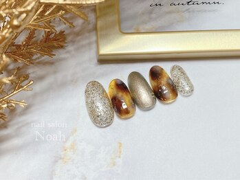 ネイルサロン ノア(Noah)/べっ甲柄ネイル