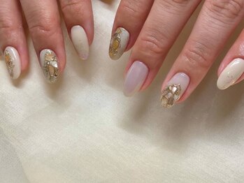 デリカ 溝の口店(DELICAT)/シェル&ミラーネイル