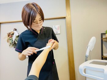 フィズ 五日市彩が丘店(FIS)/３.ジェルの塗布［五日市/脱毛］