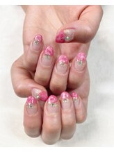 はあとねいる 宇都宮御幸ヶ原店/ピンクニュアンスネイル