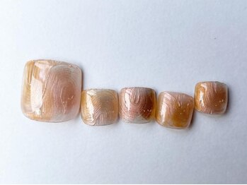 アイネイルズ 梅田店(I nails)/フット波ミラーニュアンス