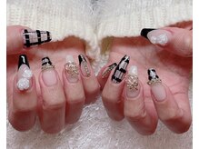 レアネイル 新宿(le'a nail)/チェックネイル