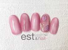 エストラッシュアンドネイル 銀座店(est lash&nail)/マグネットチューリップネイル