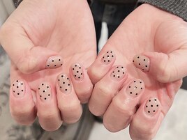 水玉ネイル