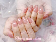 エンジェルネイルサロン(Angel nail salon)/ミラーフレンチXキルティング