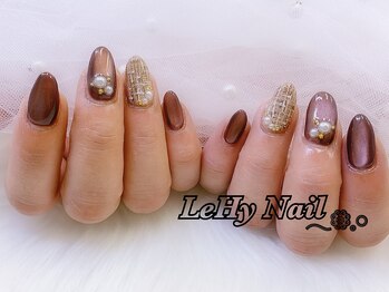 レヒネイル(LeHy nail)/ツイードネイル