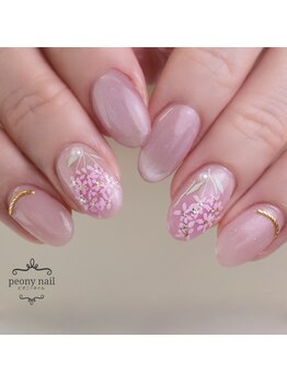 ピオニーネイル(peony nail)/ライラック