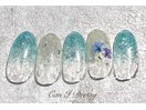 ラメグラ×紫陽花￥6000