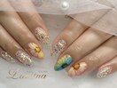 向日葵ネイル