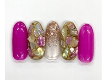 ダブルネイル(Double Nail)/24番　2021春デザインコンテスト