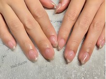 ネイル クオーレ(Nail cuore)/ラメフレンチ