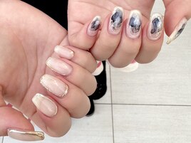 ミラーニュアンス☆インクネイル