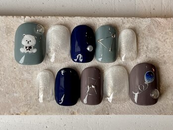 カラ ネイル 中津店(calla nail)/アシンメトリー