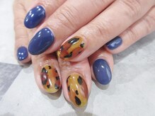 ネイルサロン キラップ(Nail Salon KiLAP)/秋色べっ甲ネイル￥7300