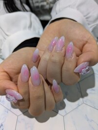 【スカルプ】チークネイル