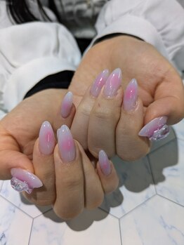 ネイルサロン グレイス(Grace)/【スカルプ】チークネイル