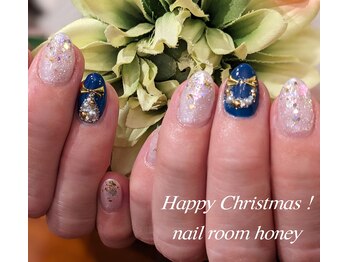 ハニー(honey)/クリスマスネイル♪