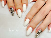 ルヴェール 久屋公園(le verre)/ホワイトネイル