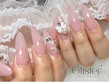 グリスター(Glister)の写真/イベントに合わせて手元を華やかに…♪豊富なサンプルもご用意◎ため息が出るほど可愛い指先に☆