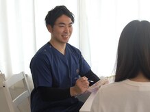 整体&小顔矯正LUMINA天王寺【快眠ヘッドスパ/自律神経】の雰囲気(カウンセリング風景で(ダイエット検定1級保持栄養のサポートも)