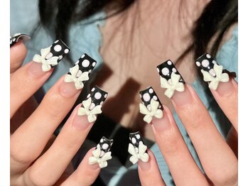 バイムーンサロン(By Moon Salon)の写真/量産型ネイルおすすめ~♪充実のパーツで理想の指先を叶えるつけ放題◎