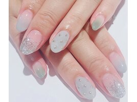 ニュアンスくすみネイル