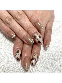 大人レオパードネイル